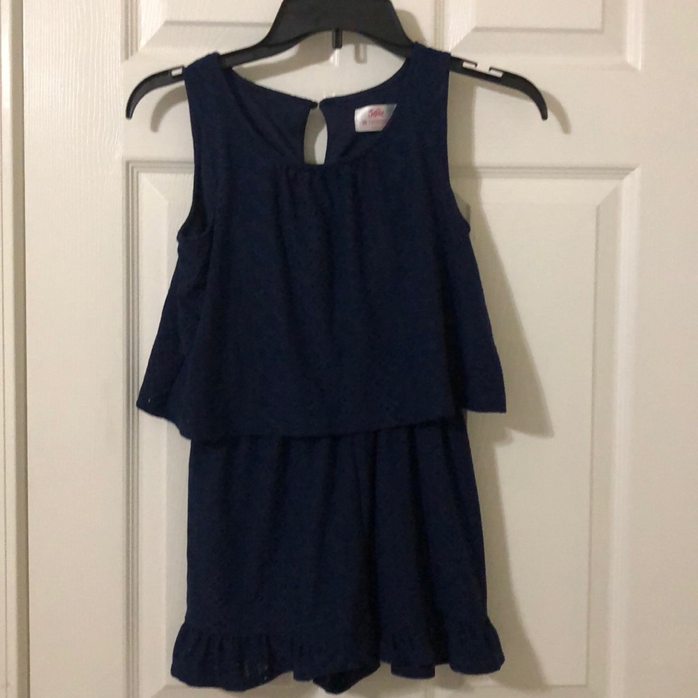 Navy blue romper